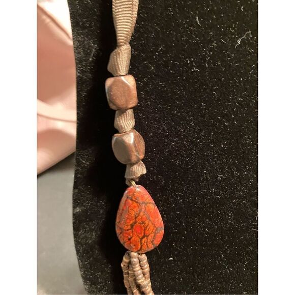 Coldwater Creek Beaded Necklace - Picture 2 of 6